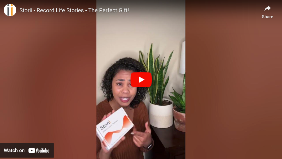 Load video: Storii - Record Life Stories - The Perfect Gift!
