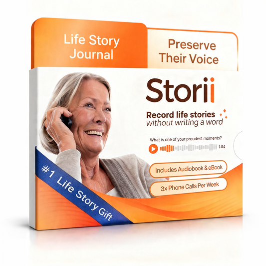 Storii Gift Box - Guided Voice Journal & Audio Memoir